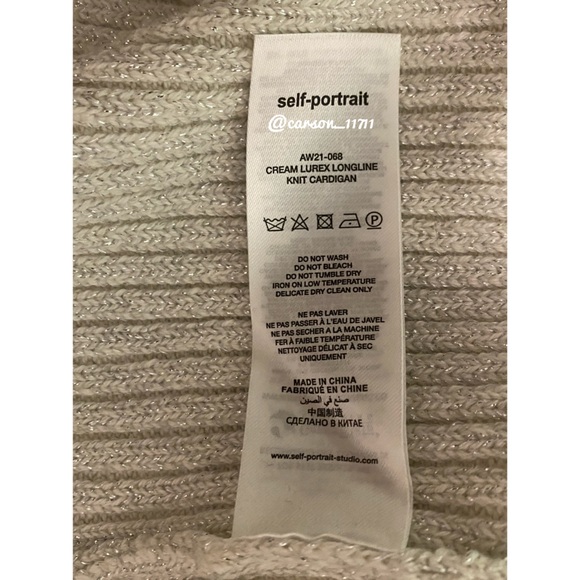 Self Portrait Longline Cardigan Dress S - Picture 10 of 14